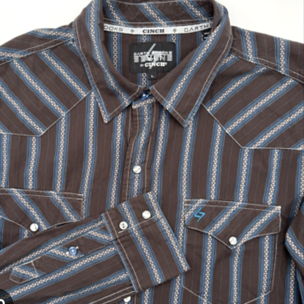 Garth Brooks Western Cinch Shirt With Pearl Snaps